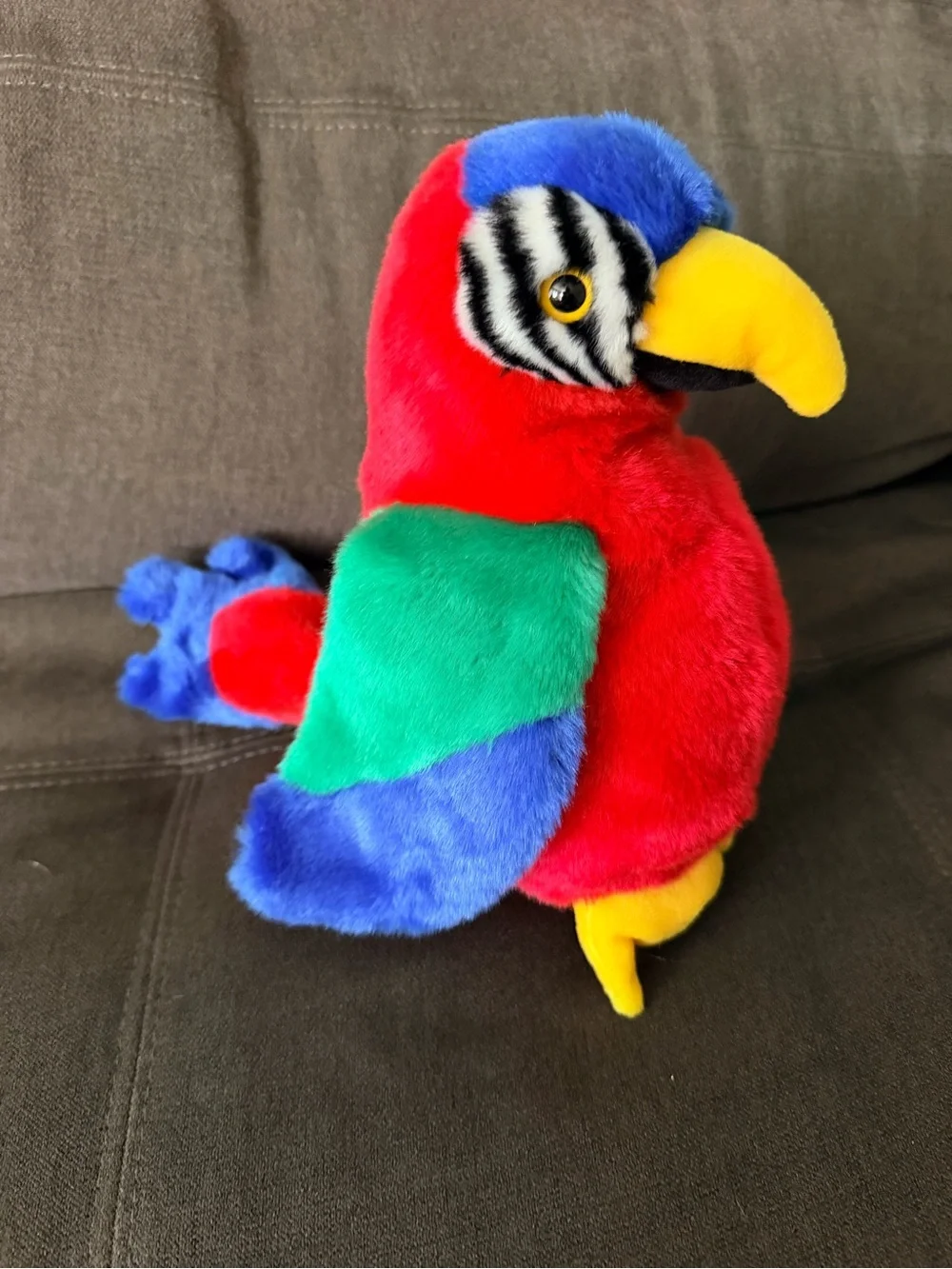 Ty Colorful Parrot Plush - Red, Green, Blue, Yellow